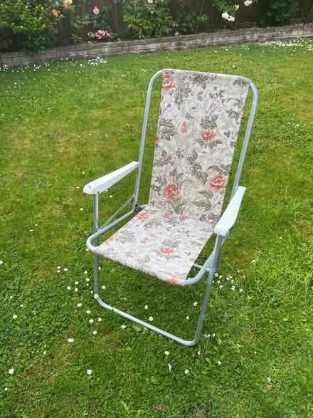 Photo of free Fold up garden chair (Tattenhall CH3) #1