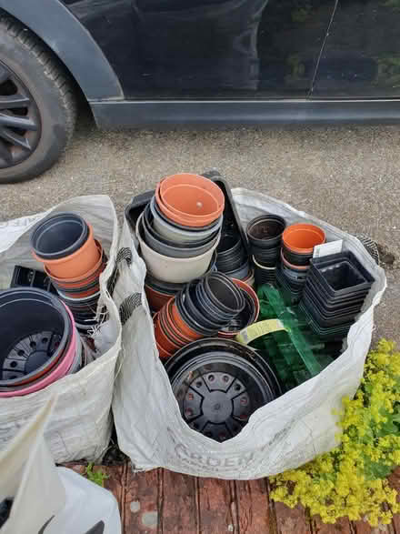 Photo of free Plastic garden pots (Swansea SA2) #1