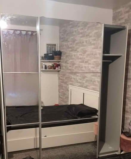 Photo of free Mirrored double wardrobe (Walsall) #1