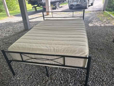 Photo of free Full size bed and mattress (Morgan 1, LKA) #1