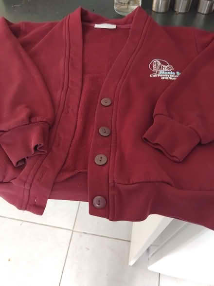 Photo of free Girls 9-10 meole primary cardigan (Meole Brace SY3) #1