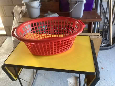Photo of free Plastic laundry basket (Horsell GU21) #1