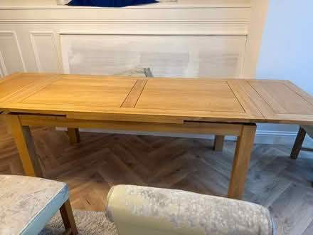 Photo of free Solid Oak Dining Table (Renfrew) #4