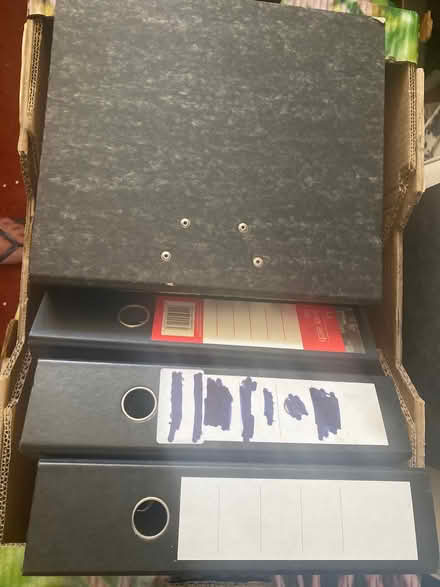 Photo of free 8 lever arch files A4 - used (Ealing W5) #1