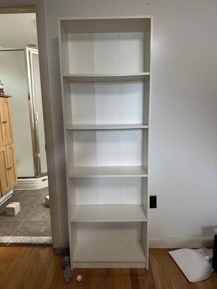 Photo of free White Bookcase / shelves (Attleboro) #1