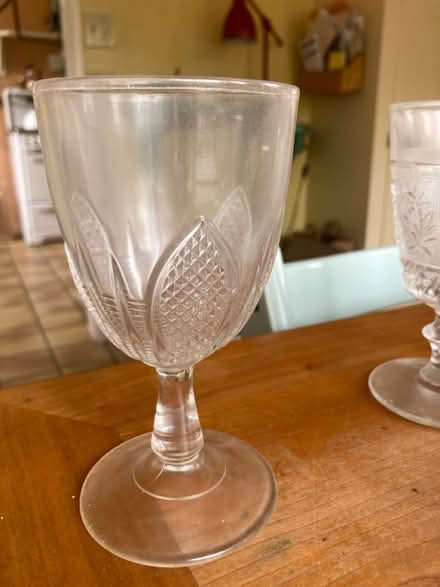 Photo of free Cut glass goblets (North Berkeley) #3