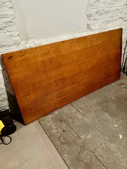 Photo of free Large Pine veneer table top (243 W.107th St.) #1