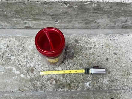 Photo of free Cup with lid + straw (Yonge & Mulock) #2