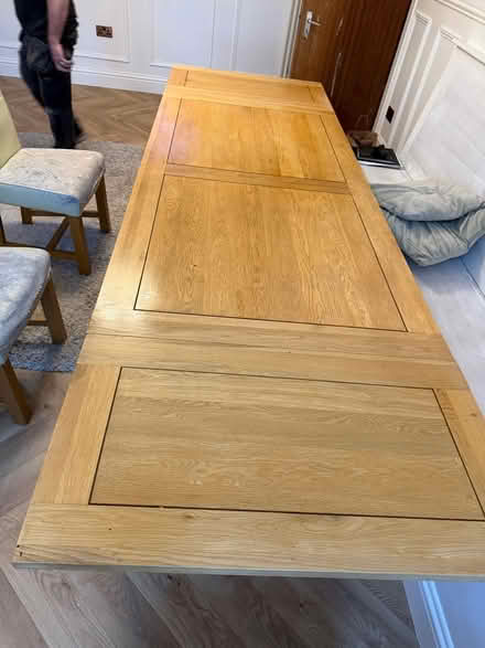 Photo of free Solid Oak Dining Table (Renfrew) #3