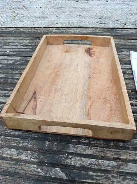 Photo of free Wooden tray (Woodstock OX20) #2