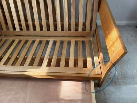 Photo of free Two-seater tri-fold futon sofabed (Hove Station area BN3) #4