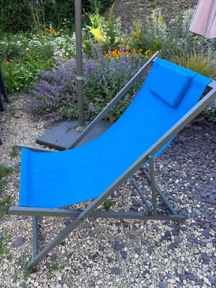 Photo of free Lightweight metal deck chair (BA11 5JH) #1