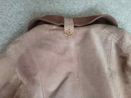 Photo of free Old beige leather/suede jacket (Godalming GU7) #3