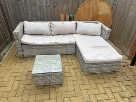 Photo of free Rattan Garden furniture corner set (Melbourne CM1) #1