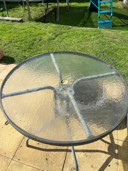Photo of free Glass garden table (Mold CH7) #1