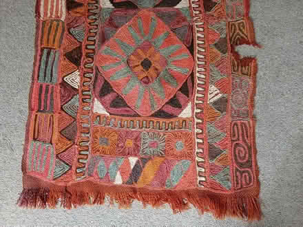 Photo of free Hand woven patterned rug. 58' x 31' (Godalming GU7) #3