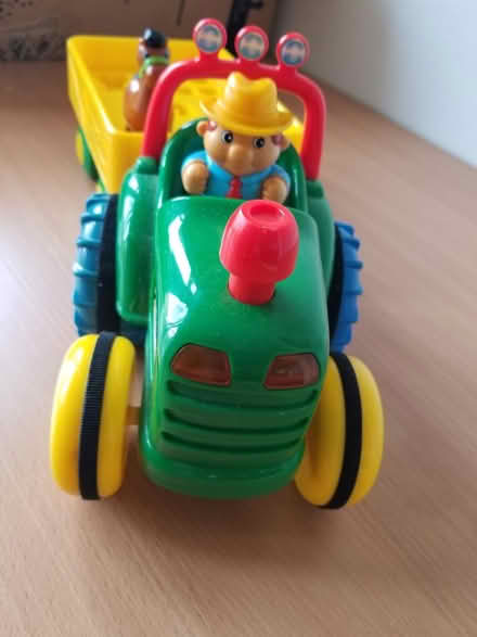 Photo of free Plastic tractor toy with 2 figures (Gloucester) #3
