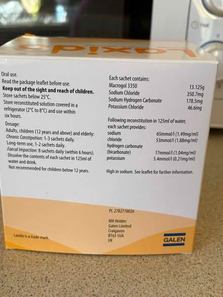 Photo of free Laxatives (Hartford CW8) #2