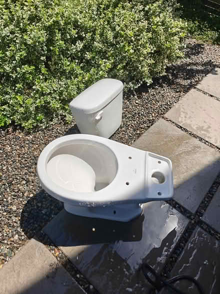 Photo of free Gerber Round Toilet + Tank + Seat (Eastlake) #1