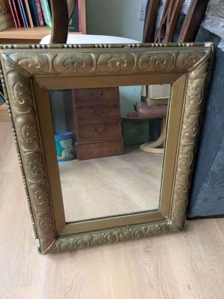 Photo of free Antique gold framed mirror (BS16) #1