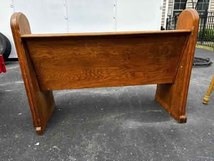 Photo of free Antique church pew (Hagerstown/Mt. Aetna) #4