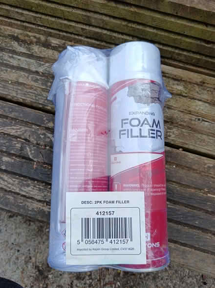 Photo of free 2 cans expanding foam (Woodstock OX20) #1