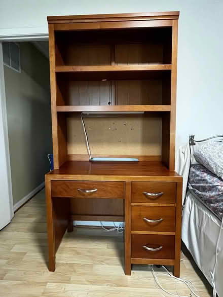 Photo of free desk with book shelf (Germantown) #3