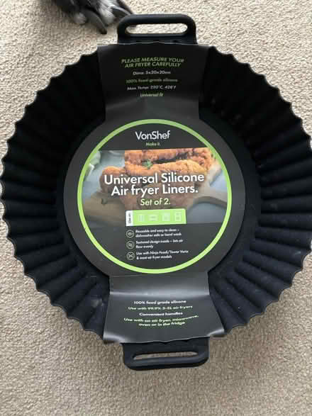 Photo of free Air fryer silicone liners x2 (G74) #1