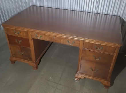 Photo of free wood double pedestal desk (Kanata) #1