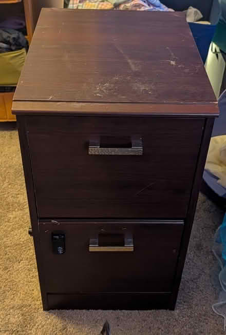 Photo of free Desk and file cabinet (108th and Wadsworth) #2