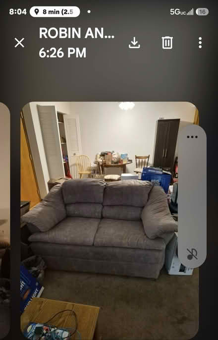 Photo of free couch and loveseat (South side near pick n save) #1