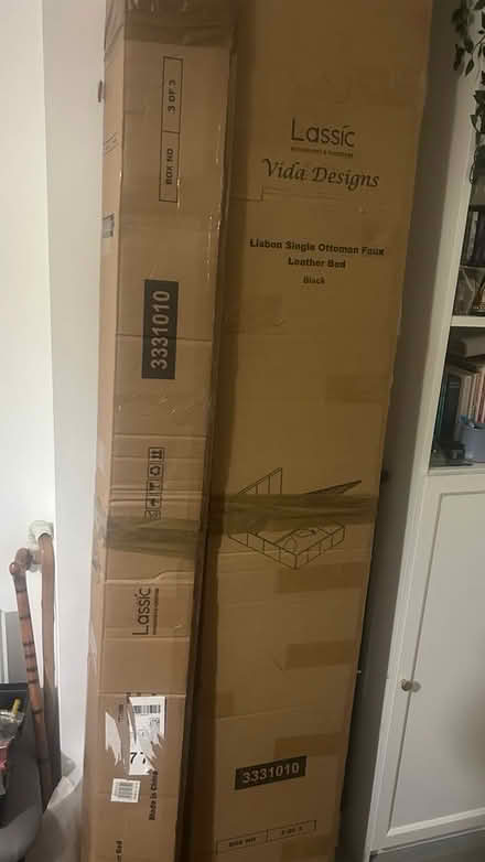 Photo of free Single leather bed (Caledonian Road N7) #3