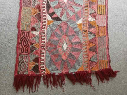 Photo of free Hand woven patterned rug. 58' x 31' (Godalming GU7) #2