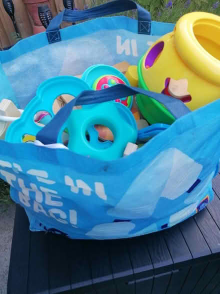 Photo of free Large bag of wooden and plastic toys (Presteigne LD8) #2