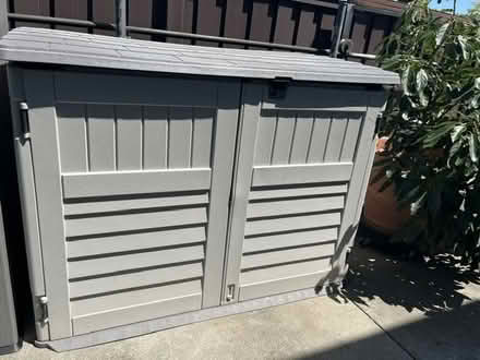 Photo of free outdoor storage shed (West Oakland near 980 Freeway) #1
