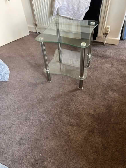 Photo of free Glass & Chrome Side / Coffee table (Rainow SK10) #1