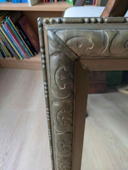 Photo of free Antique gold framed mirror (BS16) #2