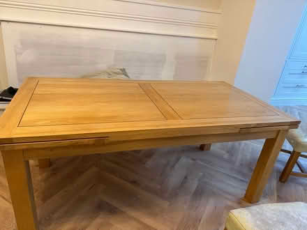 Photo of free Solid Oak Dining Table (Renfrew) #1