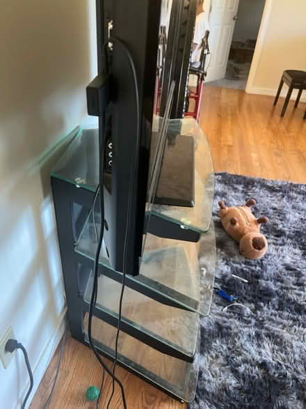 Photo of free Glass TV stand (Redmond) #2