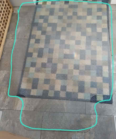 Photo of free Chair mat/Carpet protector (Bradbourne Lakes TN13) #1