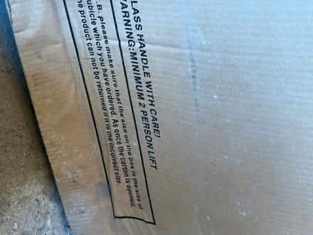 Photo of free Showering side panel x 2 (Whitton TW7) #2