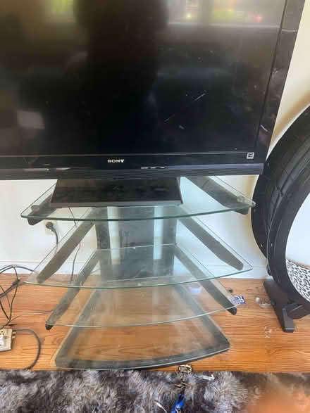 Photo of free Glass TV stand (Redmond) #1