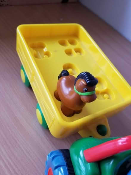 Photo of free Plastic tractor toy with 2 figures (Gloucester) #4