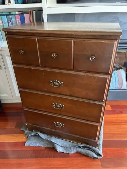 Photo of free 4 drawer wooden dresser (Thornhill) #1