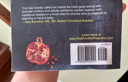 Photo of free Real Food for Pregnancy book (North York - Bathurst Manor) #1