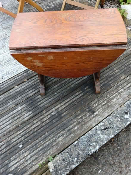 Photo of free Small Wood Table (Woodstock OX20) #2