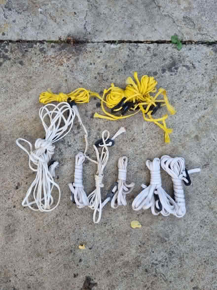 Photo of free Carbon fibre folding tent poles and some guy 'ropes' (Cainscross GL5) #3