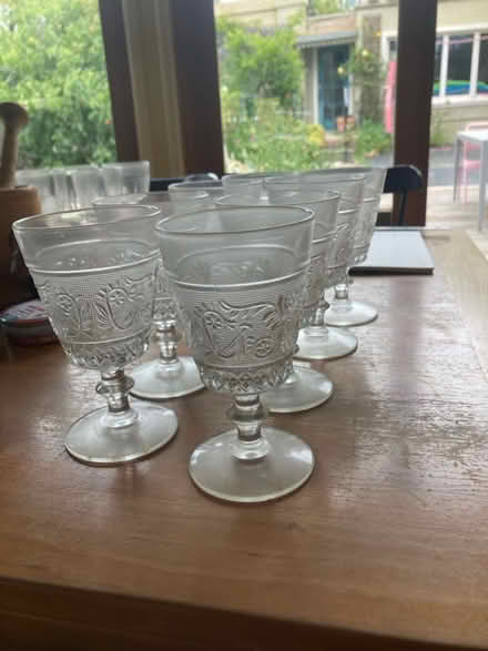 Photo of free Cut glass goblets (North Berkeley) #2