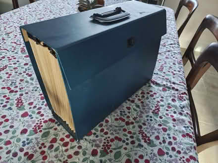 Photo of free Blue filing box (Stonehouse GL10) #1