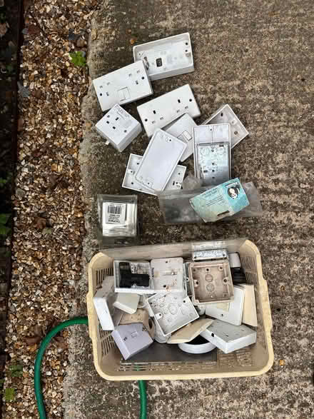 Photo of free Assorted switches, back boxes etc (Westerton) #1